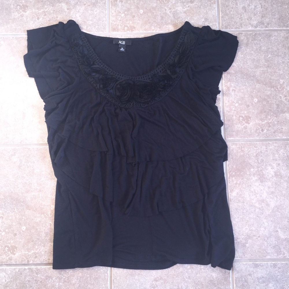 Ladies Black XL Top